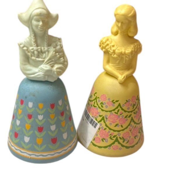 Vintage Avon Perfume Bottle Set – Dutch Maid & American Belle – 1960s Figurine - Picture 6 of 8